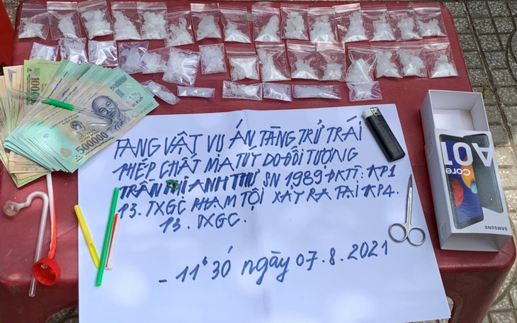 Bắt 1 phụ nữ mang bầu tàng trữ trái phép 36 bịch ma túy ở Tiền Giang