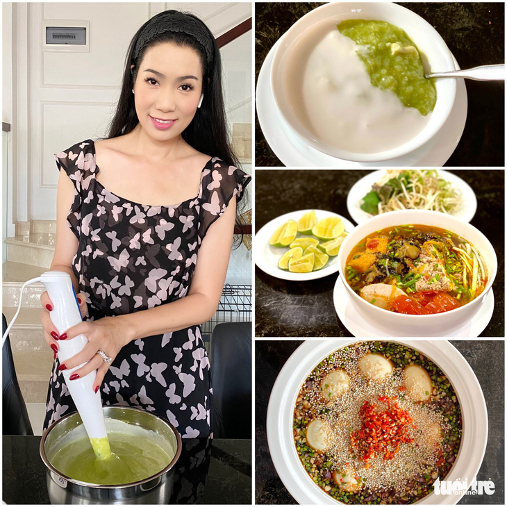 Trịnh Kim Chi bật mí bí quyết nấu bún riêu ốc, trứng ngâm nước tương, chè hạt điều, yaourt phô mai - Ảnh 1.