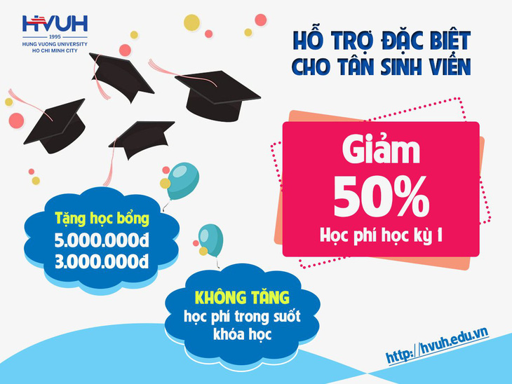 Trường ĐH Hùng Vương TP.HCM hỗ trợ cho tân sinh viên trong mùa dịch - Ảnh 1.