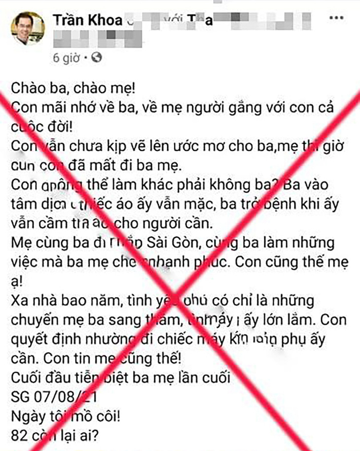 Vụ tin giả bác sĩ rút ống thở người thân cứu sản phụ: Ảnh hưởng uy tín thầy thuốc - Ảnh 1.