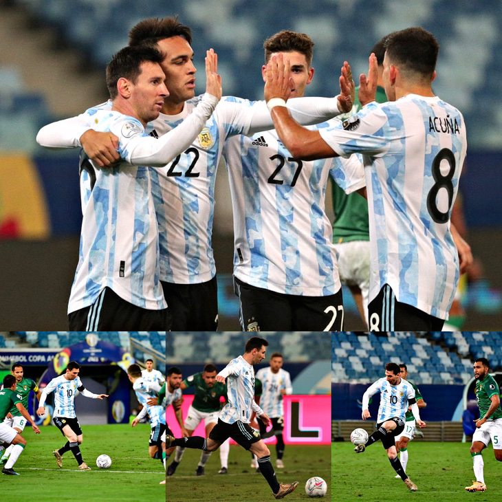 Messi lập hat-trick vượt mặt Pele, giúp Argentina kéo dài chuỗi bất bại - Ảnh 1.