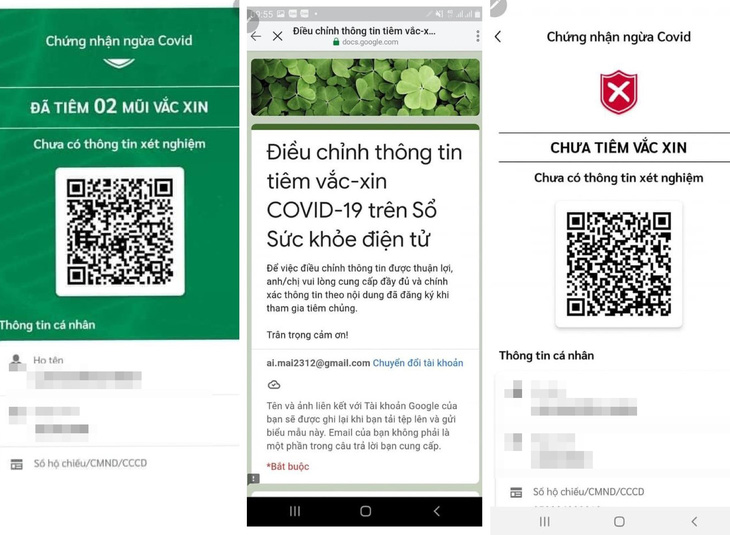 Nhiều người bỗng dưng mất chứng nhận đã tiêm 2 mũi vắc xin - Ảnh 1.