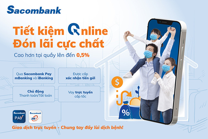 Sacombank ưu đãi lãi suất tiết kiệm và vay tiêu dùng cho khách hàng - Ảnh 1.