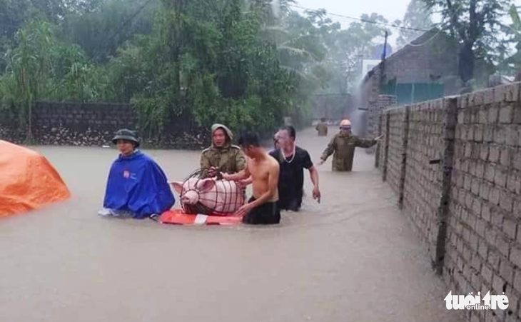 Mưa lũ tại Nghệ An làm 1 người chết, ngập gần 700 nhà dân - Ảnh 1.