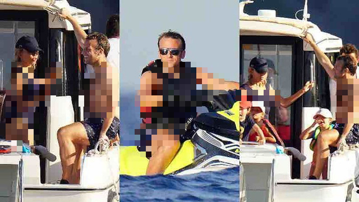 Pháp điều tra nhiếp ảnh gia chụp lén Tổng thống Macron mặc quần bơi bên phu nhân - Ảnh 1.