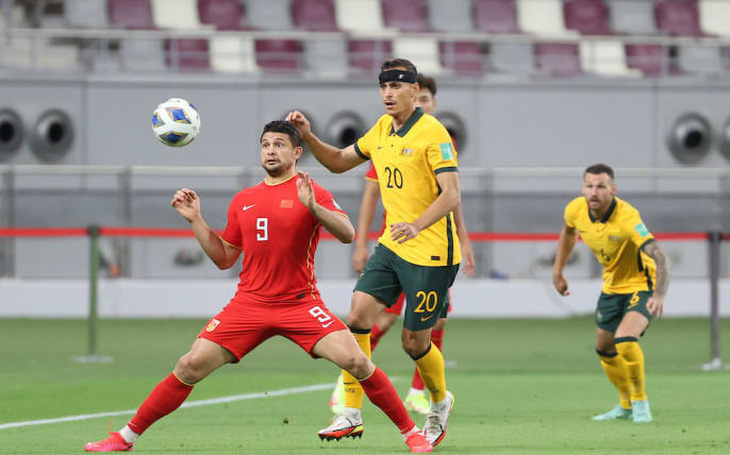 Úc thắng dễ Trung Quốc 3-0  tại vòng loại thứ 3 World Cup 2022