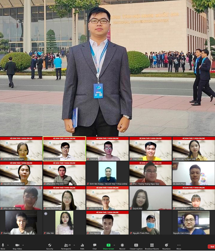 ‘Hệ sinh thái Y khoa online’ của nhóm Y khoa, ĐH Duy Tân đạt giải nhất Thanh niên Kiến tạo năm 2021 - Ảnh 1.