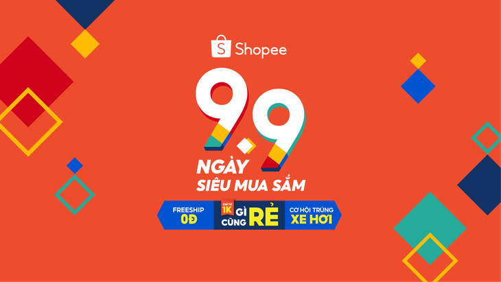 Shopee mở màn mùa sale sôi động nhất năm với sự kiện 9.9 Ngày Siêu Mua Sắm - Ảnh 1.