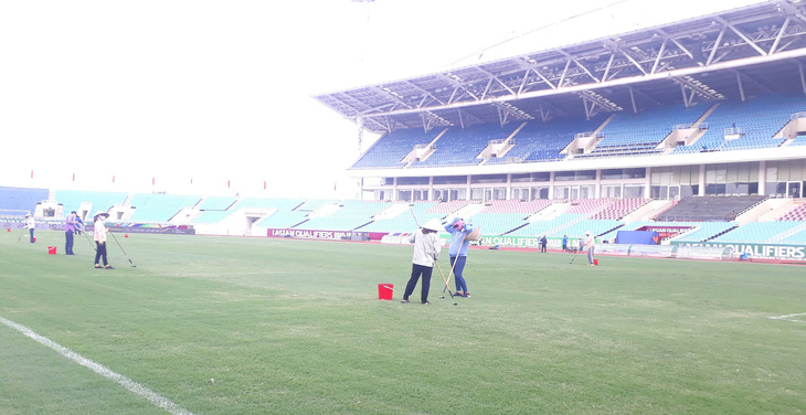 Sân Mỹ Đình đã sẵn sàng cho trận đấu giữa đội tuyển Việt Nam và Úc - Ảnh 3.