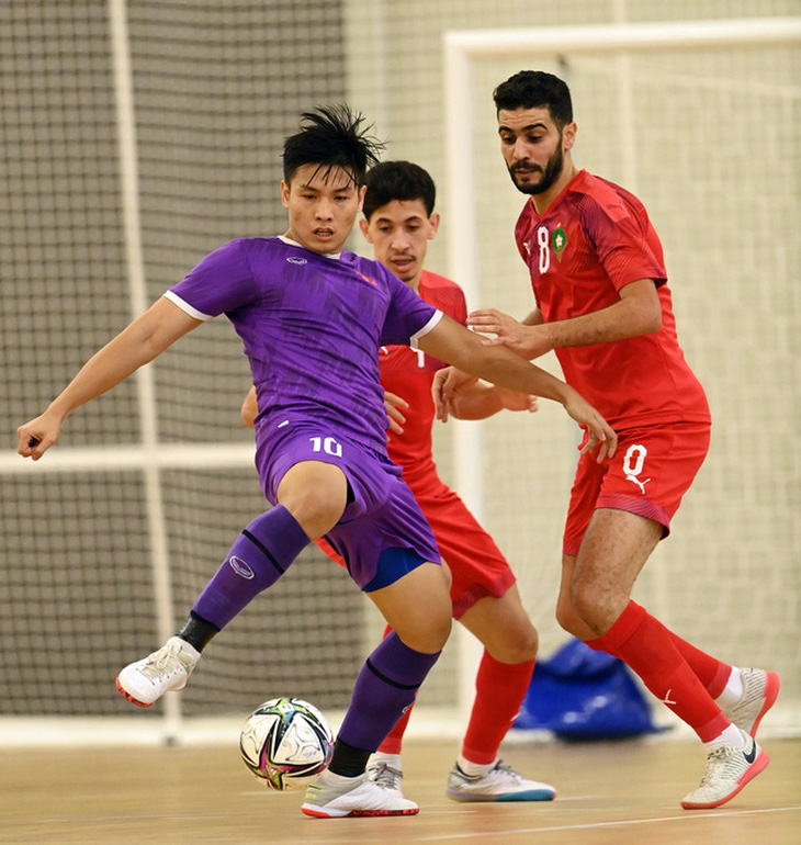 Đội tuyển futsal Việt Nam thua Morocco 1-2, chốt danh sách dự FIFA Futsal World Cup 2021 - Ảnh 1.