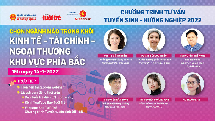 Tối nay 14-1, nhóm ngành hot kinh tế - tài chính - ngoại thương lên sóng tư vấn online - Ảnh 1.