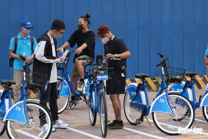 TP.HCM: Mỗi ngày 2.000 lượt người thuê xe đạp công cộng dạo chơi - Ảnh 1.
