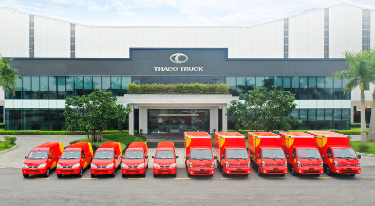 THACO AUTO bàn giao lô 170 xe cho công ty PINNOW Việt Nam - Ảnh 2.