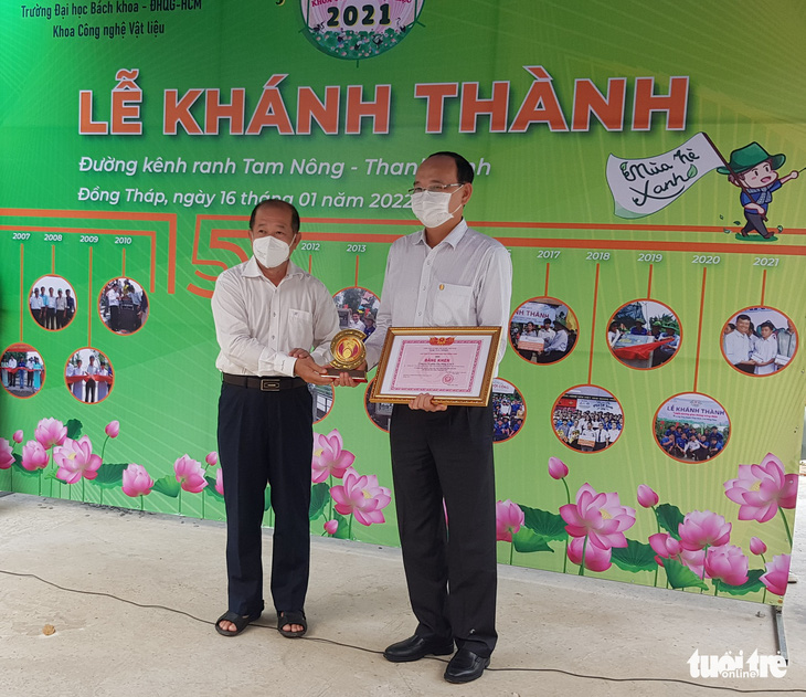 Khánh thành công trình đường kênh ranh Tam Nông - Thanh Bình - Ảnh 5.