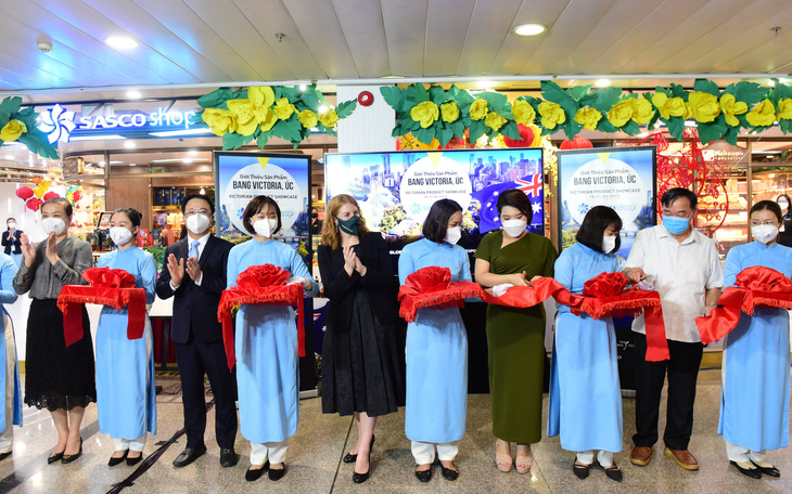 SASCO hợp tác với chính quyền bang Victoria giới thiệu sản phẩm tại sân bay Tân Sơn Nhất.