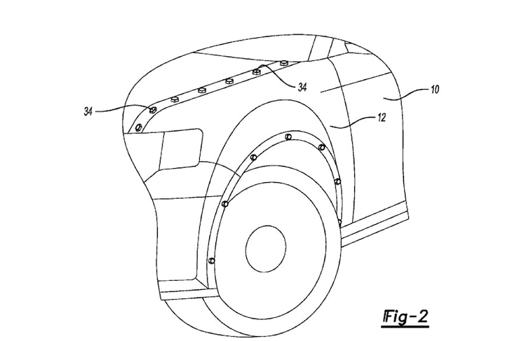 Ford nghĩ cách chế cốp để đồ trên bánh xe - Ảnh 3.