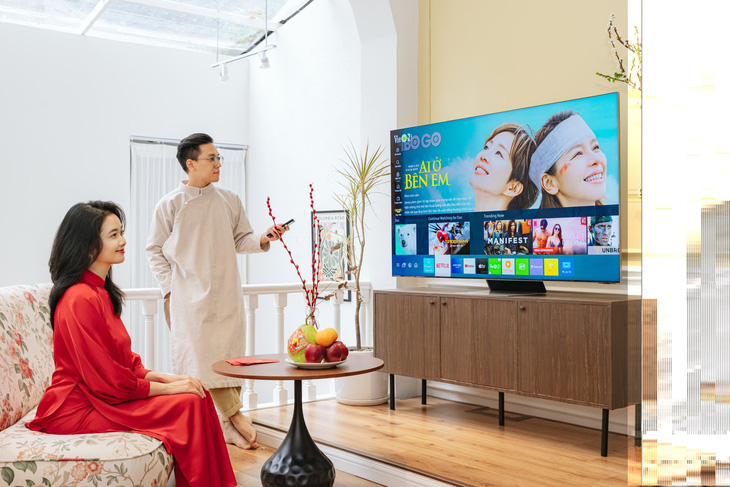 ‘Chơi Tết’ cùng thư viện giải trí chuẩn 8K đầu tiên của TV Samsung - Ảnh 1.