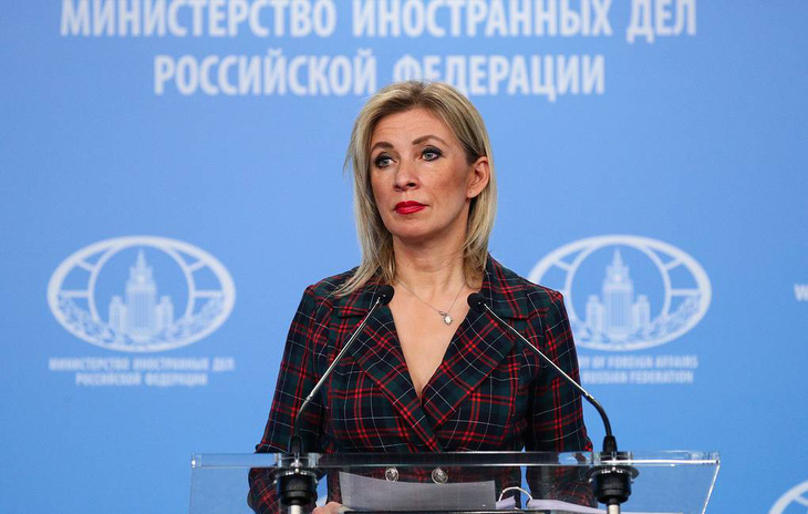 Người phát ngôn Bộ Ngoại giao Nga Maria Zakharova - Ảnh: AFP