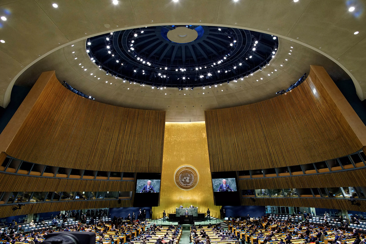 Liên Hiệp Quốc tranh luận về nghị quyết phản đối Nga sáp nhập 4 vùng của Ukraine - Ảnh 1.