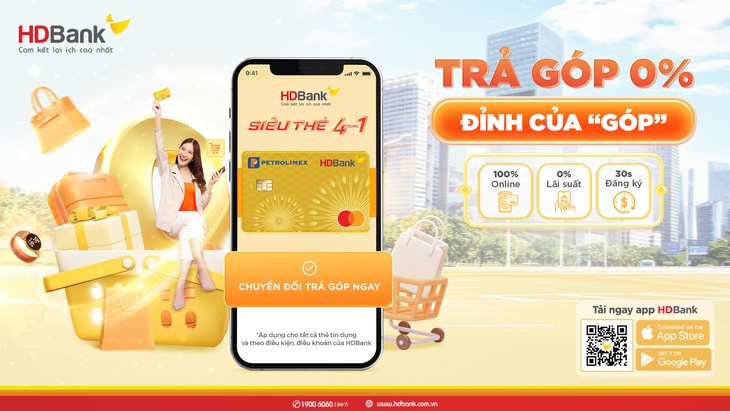 Thoải mái mua sắm với tính năng chuyển đổi trả góp 0% lãi suất - Ảnh 1.