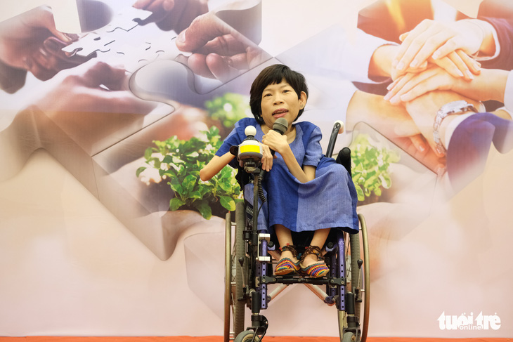 Người phụ nữ truyền cảm hứng Nguyễn Thị Vân: Cam kết dành thời gian còn lại cho người khuyết tật - Ảnh 1.