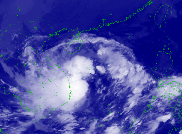 Áp thấp nhiệt đới cách Bình Định 300km, cảnh báo mưa lên tới 800mm - Ảnh 1.