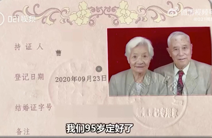 Gần 100 tuổi, cặp đôi thanh mai trúc mã kết hôn sau 60 năm xa cách - Ảnh 1.