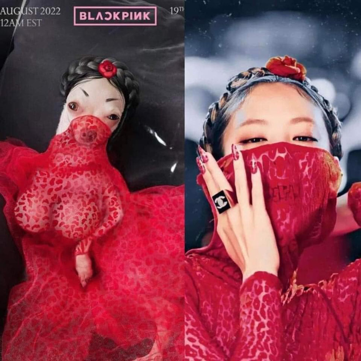 Ảnh vui 15-10: Cô chó quậy đục nước cõi mạng khi cosplay Jennie BLACKPINK - Ảnh 1.