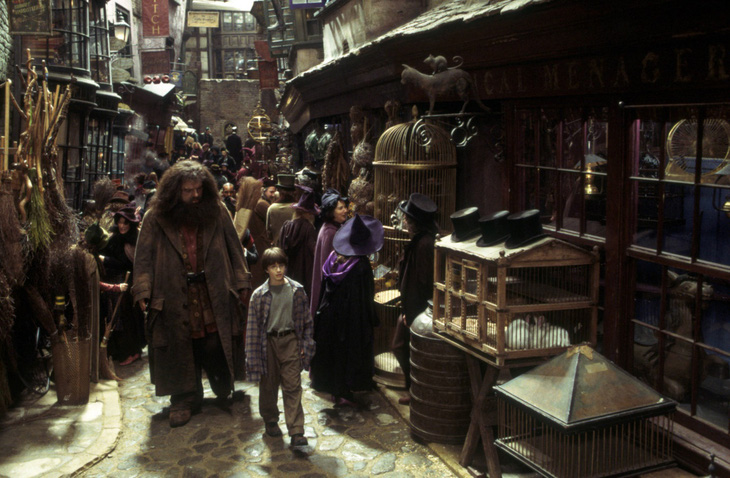 Fan ‘Harry Potter’ tạm biệt giáo sư Hagrid - Ảnh 2.
