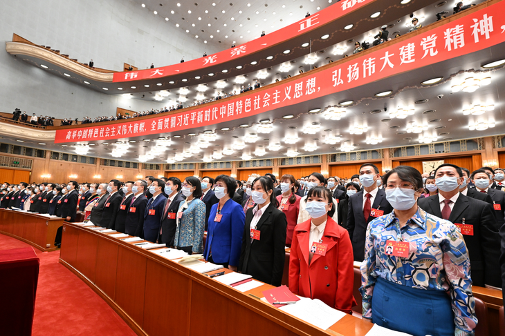Ảnh khai mạc Đại hội Đảng lần thứ 20 của Trung Quốc - Ảnh 4.