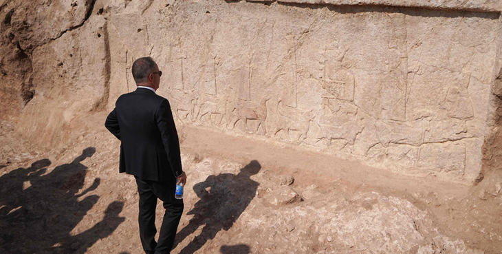 Iraq công bố công viên khảo cổ với nhiều tác phẩm nghệ thuật tuyệt đẹp - Ảnh 1.