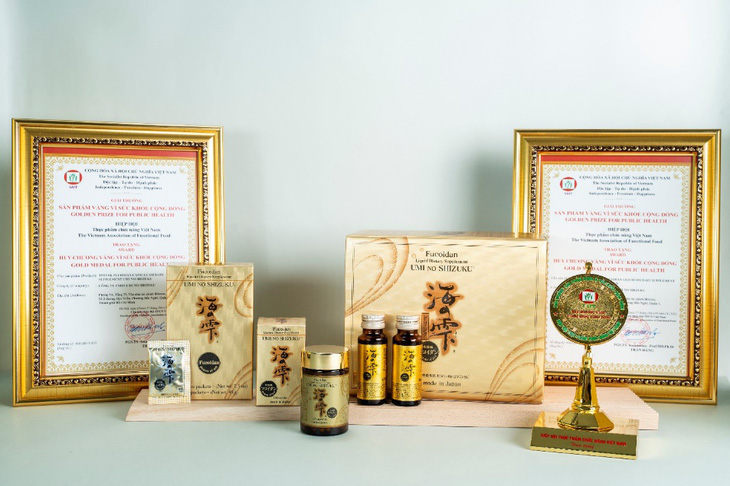Fucoidan Umi No Shizuku nhận giải Sản phẩm vì sức khỏe cộng đồng - Ảnh 3.