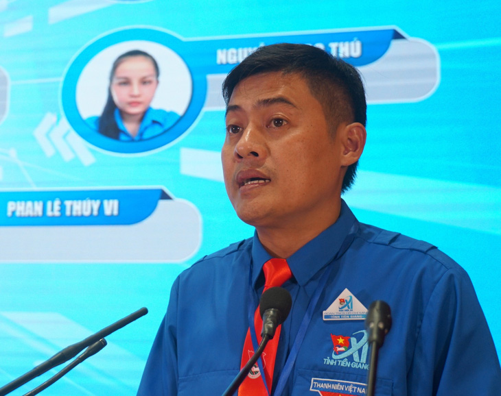 Anh Nguyễn Quang Minh tái đắc cử bí thư Tỉnh Đoàn Tiền Giang nhiệm kỳ 2022-2027 - Ảnh 1.