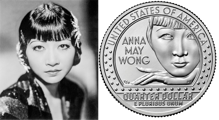 Người gốc Á đầu tiên được đúc hình trên tiền xu Mỹ - Ảnh 1.