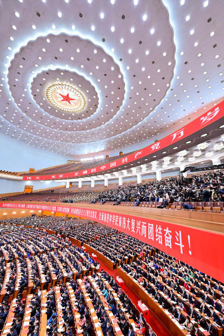 Ảnh lễ bế mạc Đại hội 20 của Đảng Cộng sản Trung Quốc - Ảnh 3.