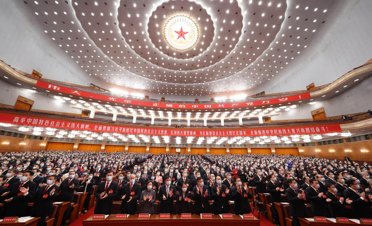 Ảnh lễ bế mạc Đại hội 20 của Đảng Cộng sản Trung Quốc - Ảnh 4.