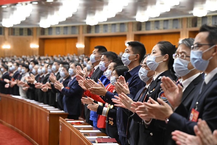 Ảnh lễ bế mạc Đại hội 20 của Đảng Cộng sản Trung Quốc - Ảnh 6.