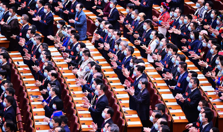 Ảnh lễ bế mạc Đại hội 20 của Đảng Cộng sản Trung Quốc - Ảnh 7.