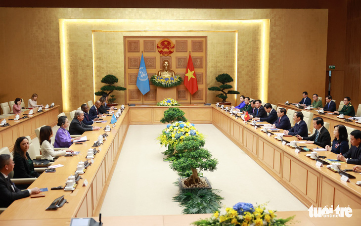 Tổng thư ký Liên Hiệp Quốc Guterres: Việt Nam là tiếng nói của phát triển - Ảnh 2.