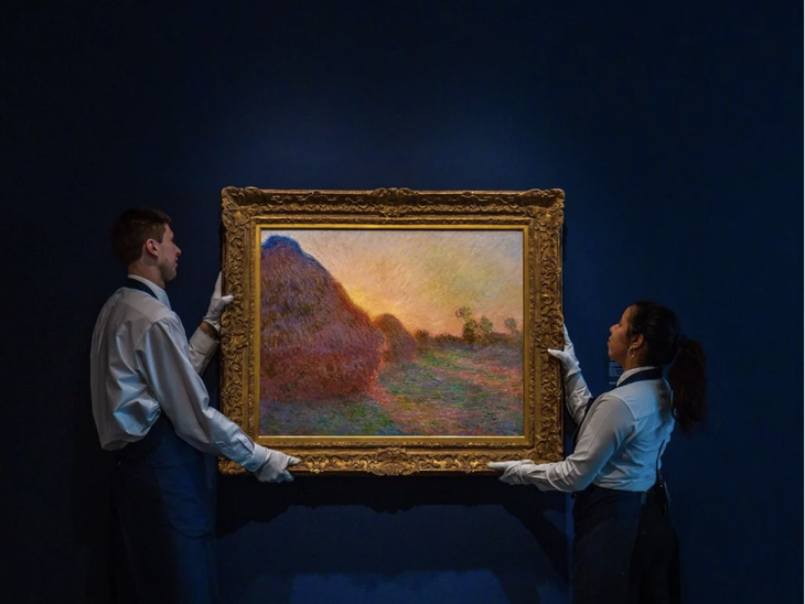 Tạt xúp vào bức tranh 110,7 triệu USD của Monet để lên tiếng về khí hậu - Ảnh 2.