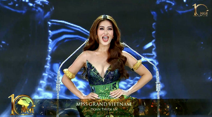 Đoàn Thiên Ân dừng chân ở top 20 Miss Grand International 2022 - Ảnh 3.