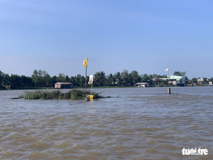 Tiền Giang cho phép nạo vét cồn nổi giữa sông Tiền - Ảnh 1.