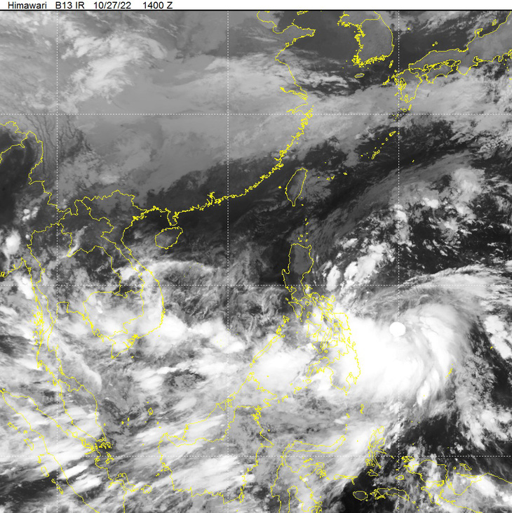 Áp thấp nhiệt đới phía đông Philippines mạnh lên thành bão Nalgae, hướng vào Biển Đông - Ảnh 1.