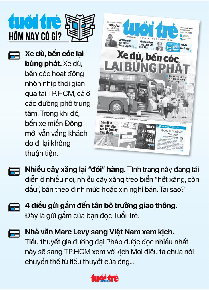 Tin sáng 27-10: Cấm xe qua hầm sông Sài Gòn hai ngày để diễn tập; Gỡ vướng 1.033 tỉ bảo hiểm y tế - Ảnh 6.
