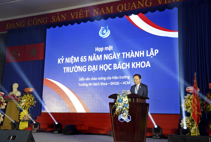 Trường Đại học Bách Khoa TP.HCM kỷ niệm 65 năm thành lập - Ảnh 1.