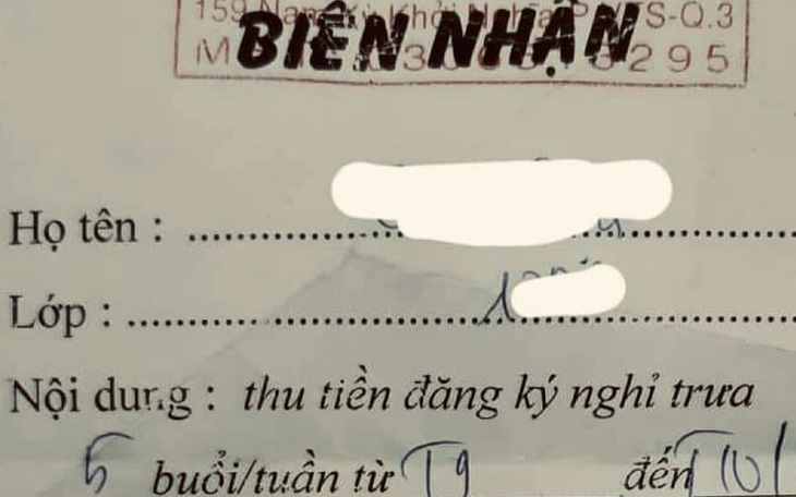 Thu phí nghỉ trưa 15.000 đồng/buổi mỗi học sinh, hiệu trưởng Trường Marie Curie nói gì?