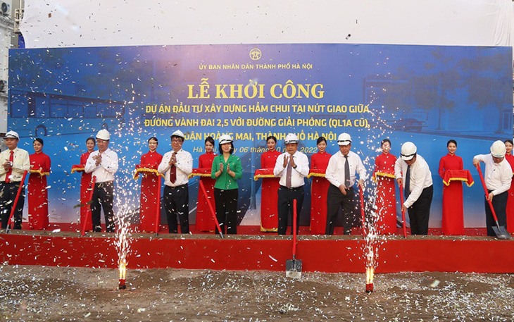 Hà Nội tiếp tục khởi công hầm chui hơn 770 tỉ đồng