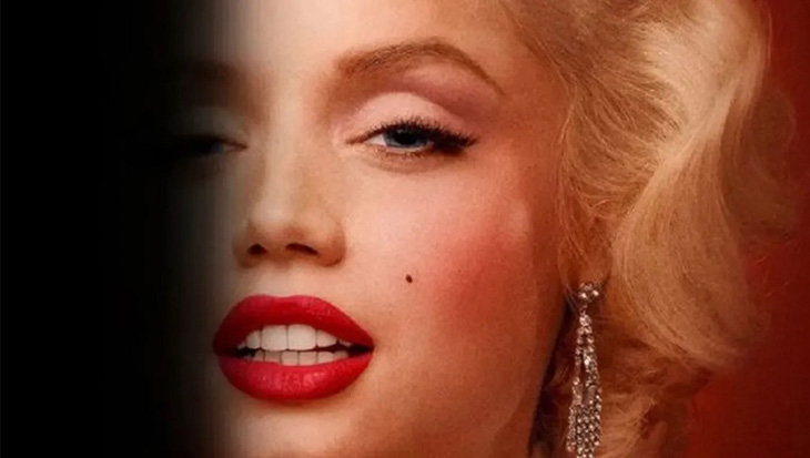 Nữ diễn viên hy sinh để ngực trần khi tái hiện Marilyn Monroe trong Blonde - Ảnh 2.