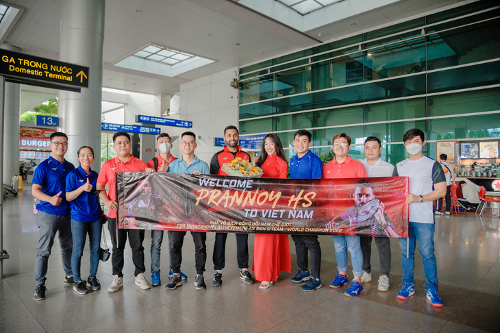 Nhà vô địch cầu lông thế giới Prannoy truyền cảm hứng cho VĐV trẻ tại TP.HCM - Ảnh 1.