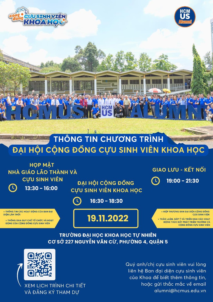 Tổ chức Đại hội cộng đồng cựu sinh viên khoa học lần thứ I - Ảnh 4.